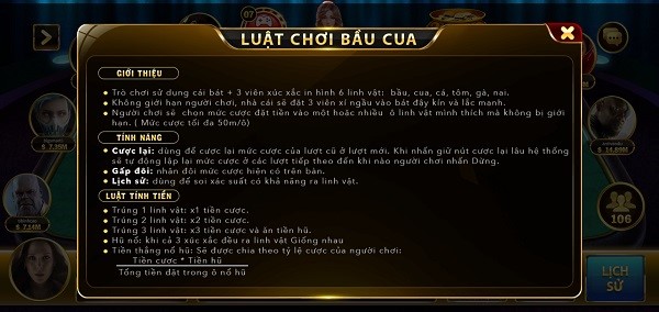 Mẹo chơi game Bầu Cua tại Go88