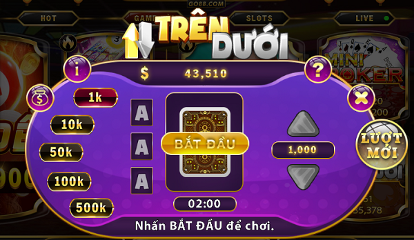 Kinh nghiệm hay khi chơi game đổi thưởng trên dưới tại Go88