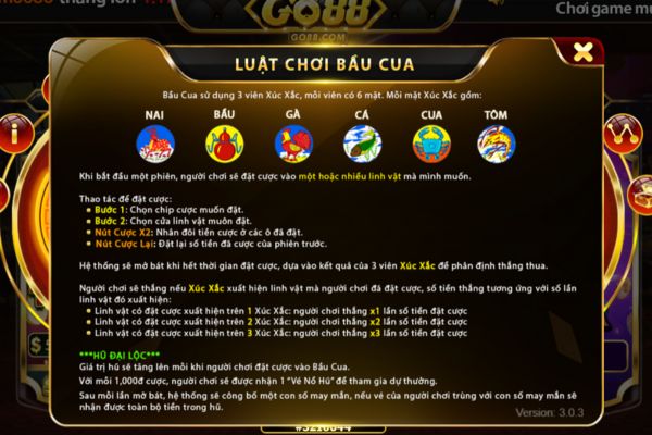 Bầu cua mini go88 là gì?