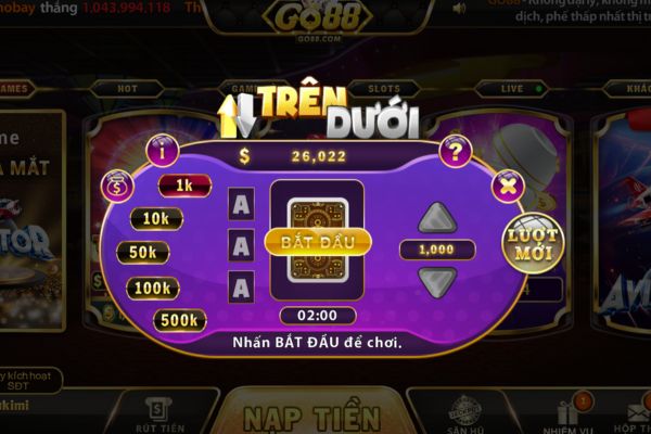 Trên Dưới Go88 Trò Chơi Đổi Thưởng Không Thể Bỏ Lỡ